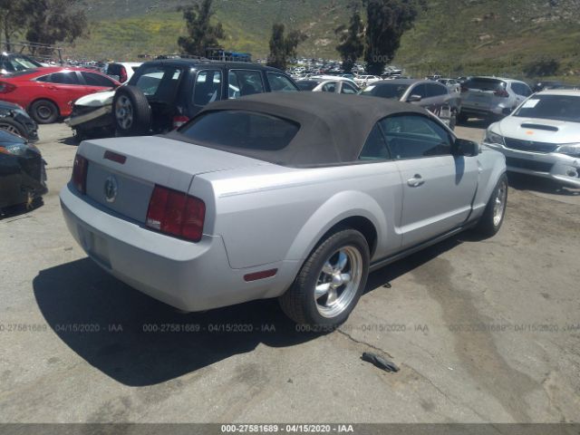 1ZVFT84N475352045 - 2007 FORD MUSTANG  Gray photo 4