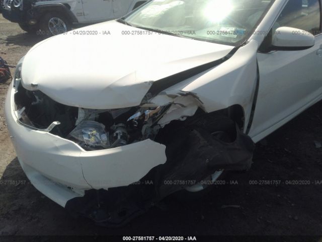 4T1BF1FK2EU372294 - 2014 TOYOTA CAMRY L/SE/LE/XLE 白色 照片 6