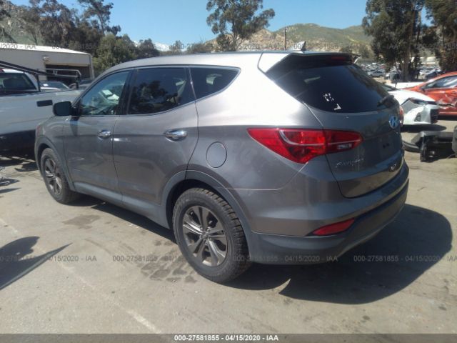 5XYZTDLB3DG052242 - 2013 HYUNDAI SANTA FE SPORT  Gray photo 3