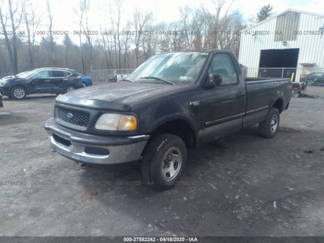 2FTDF1828VCB00570 - 1997 FORD F150  Black photo 2