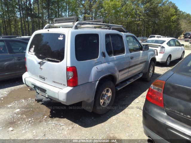 5N1ED28Y3YC596307 - 2000 NISSAN XTERRA XE/SE Silver photo 4