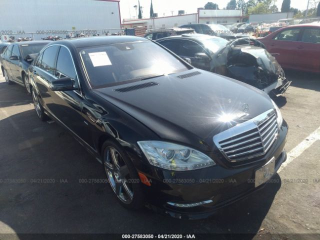 WDDNG7DB1CA421008 - 2012 MERCEDES-BENZ S 550 Black photo 1