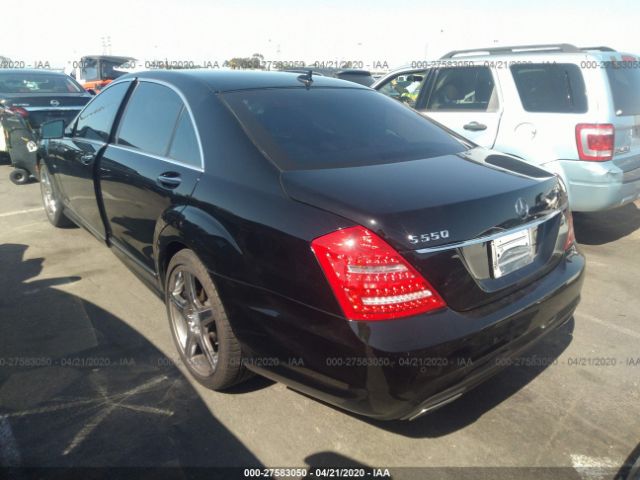 WDDNG7DB1CA421008 - 2012 MERCEDES-BENZ S 550 Black photo 3