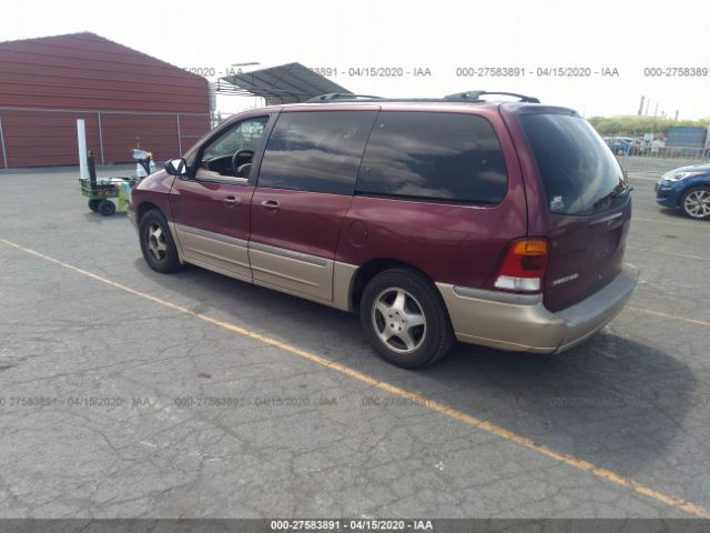 2FMZA5346YBC17316 - 2000 FORD WINDSTAR SEL Maroon photo 3