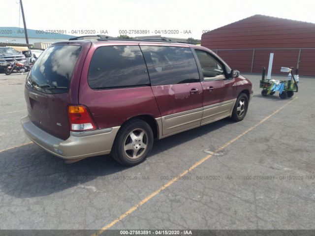 2FMZA5346YBC17316 - 2000 FORD WINDSTAR SEL Maroon photo 4