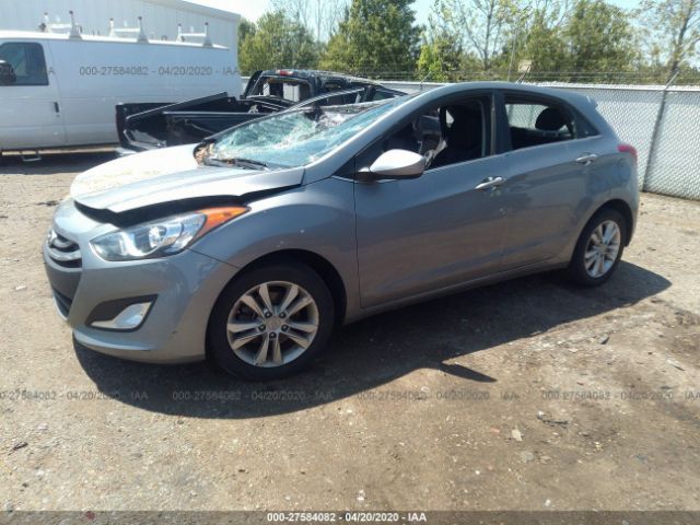 KMHD35LH6FU246815 - 2015 HYUNDAI ELANTRA GT  Silver photo 2