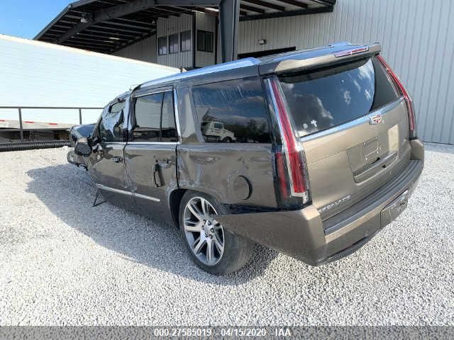 1GYS4NKJ6FR675138 - 2015 CADILLAC ESCALADE PREMIUM Brown photo 3