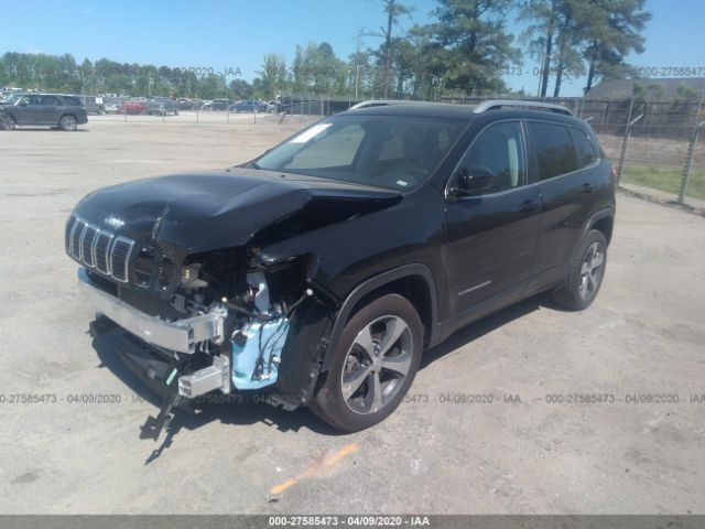 1C4PJLDB8LD504852 - 2020 JEEP CHEROKEE LIMITED Black photo 2