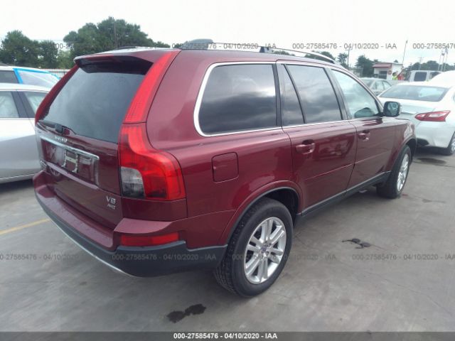 YV4CZ852171359032 - 2007 VOLVO XC90 V8 Maroon photo 4