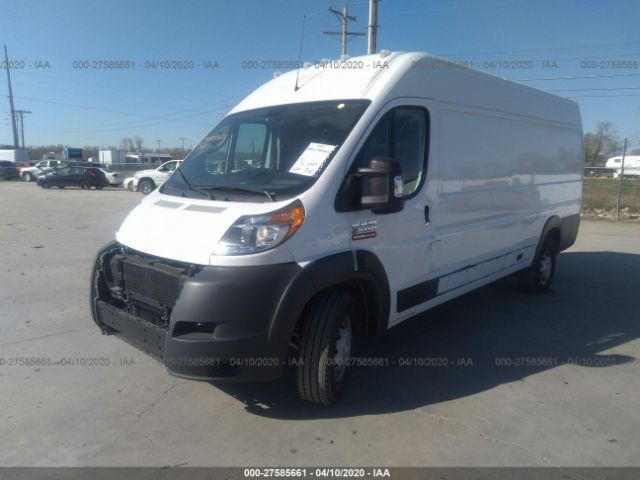 3C6URVJG7JE157542 - 2018 RAM PROMASTER 3500 3500 HIGH White photo 2