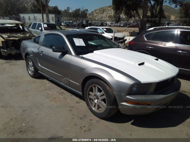 1ZVHT80N985158370 - 2008 FORD MUSTANG  Silver photo 1