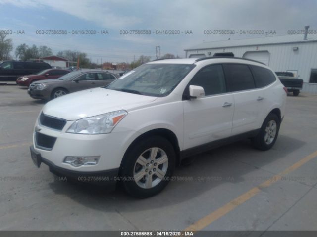 1GNKRGEDXBJ122419 - 2011 CHEVROLET TRAVERSE LT White photo 2