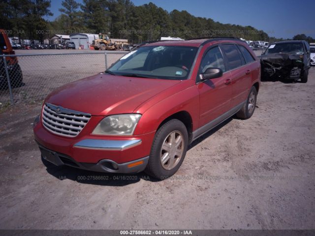2C8GM68474R629259 - 2004 CHRYSLER PACIFICA  Red photo 2