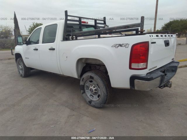 1GT12ZCG0EF171427 - 2014 GMC SIERRA K2500 HEAVY DUTY White photo 3