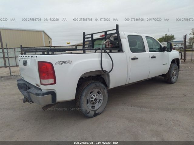 1GT12ZCG0EF171427 - 2014 GMC SIERRA K2500 HEAVY DUTY White photo 4