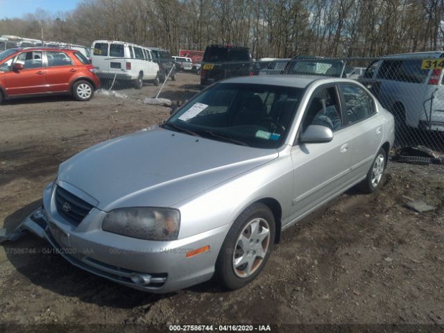 KMHDN46D35U102683 - 2005 HYUNDAI ELANTRA GLS/GT Gray photo 2