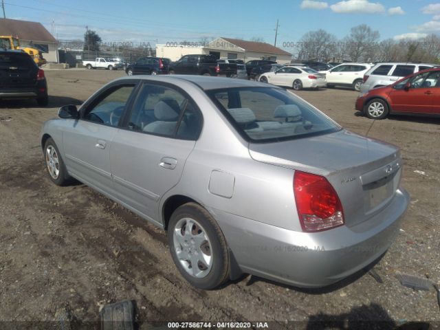 KMHDN46D35U102683 - 2005 HYUNDAI ELANTRA GLS/GT Gray photo 3