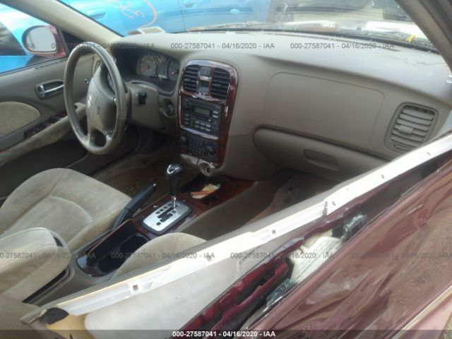 KMHWF35H12A696840 - 2002 HYUNDAI SONATA GLS/LX Red photo 5