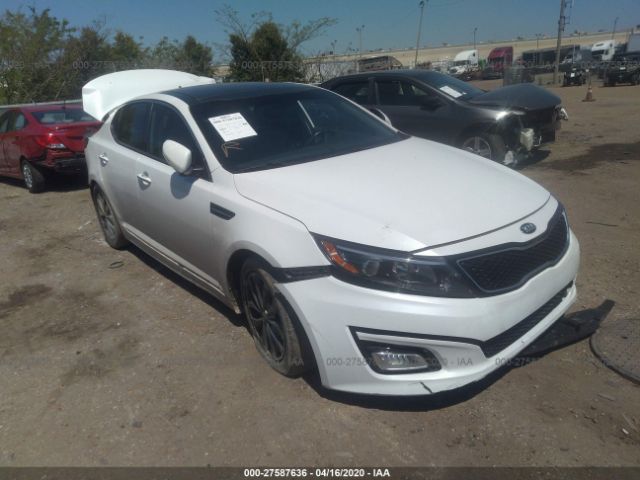 5XXGN4A70EG271312 - 2014 KIA OPTIMA EX White photo 1