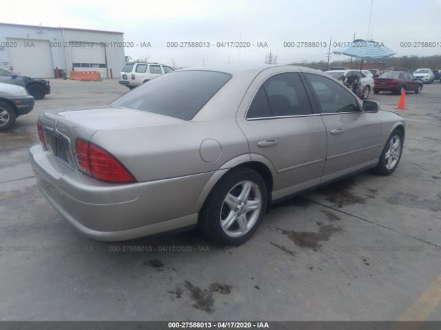 1LNHM87A0YY798478 - 2000 LINCOLN LS  Tan photo 4