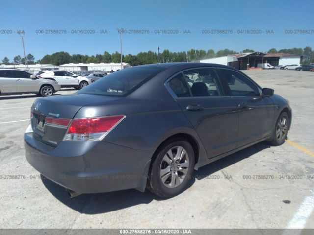 1HGCP2F64CA005069 - 2012 HONDA ACCORD SE Gray photo 4