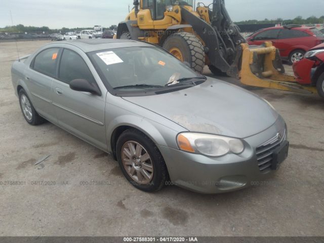 1C3EL66R04N348867 - 2004 CHRYSLER SEBRING LIMITED Green photo 1