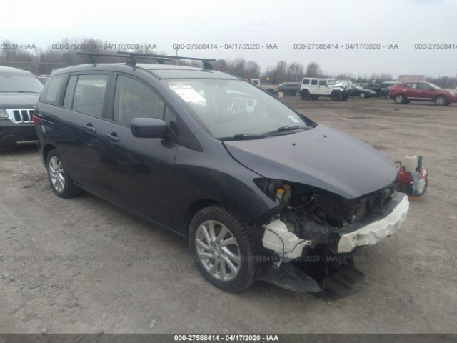 JM1CW2BL9C0100035 - 2012 MAZDA 5  Gray photo 1