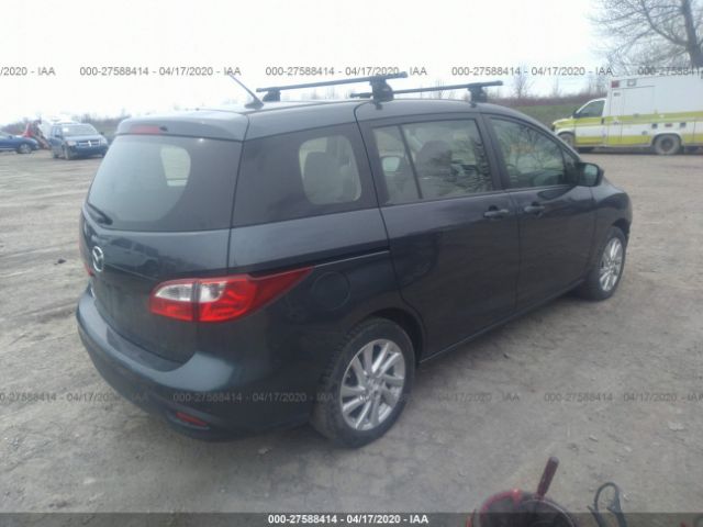 JM1CW2BL9C0100035 - 2012 MAZDA 5  Gray photo 4