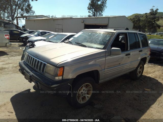 1J4GZ78YXVC524893 - 1997 JEEP GRAND CHEROKEE LIMITED/ORVIS Tan photo 2