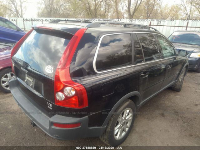 YV1CZ852151215278 - 2005 VOLVO XC90 V8 Black photo 4