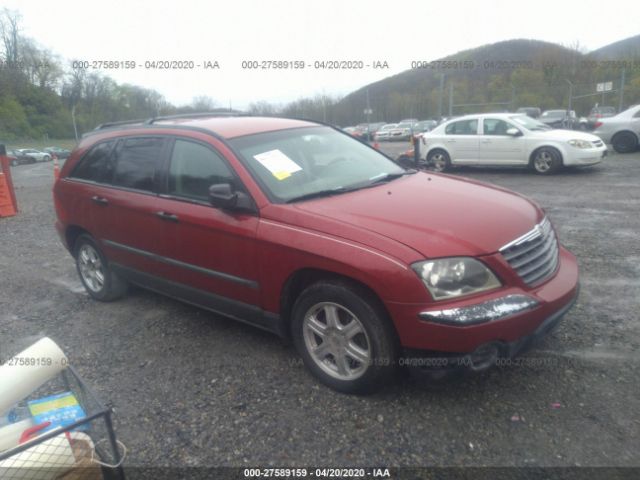 2C8GM48L85R447972 - 2005 CHRYSLER PACIFICA  Red photo 1