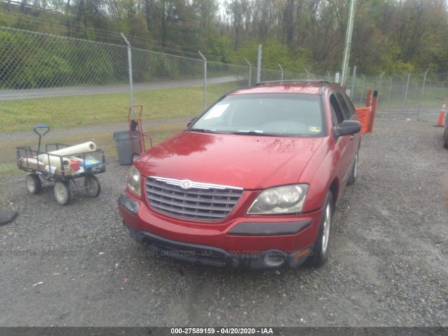 2C8GM48L85R447972 - 2005 CHRYSLER PACIFICA  Red photo 6