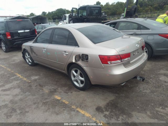 5NPEU46F37H206942 - 2007 HYUNDAI SONATA SE/LIMITED Gold photo 3