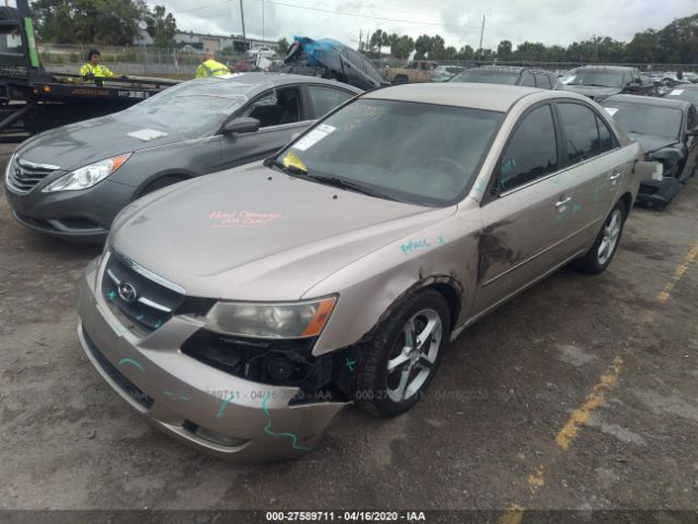 5NPEU46F37H206942 - 2007 HYUNDAI SONATA SE/LIMITED Gold photo 6