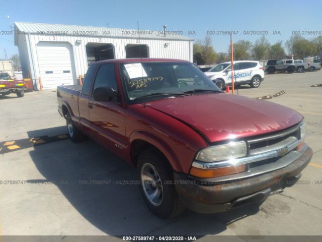 1GCCS19H338254779 - 2003 CHEVROLET S TRUCK S10 Red photo 1