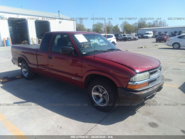1GCCS19H338254779 - 2003 CHEVROLET S TRUCK S10 Red photo 5
