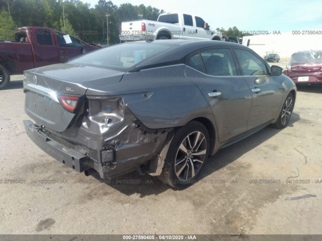 1N4AA6DV8LC364220 - 2020 NISSAN MAXIMA  Gray photo 4