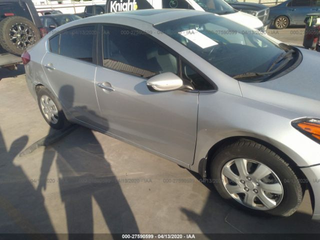 KNAFZ4A84E5075562 - 2014 KIA FORTE EX Silver photo 6