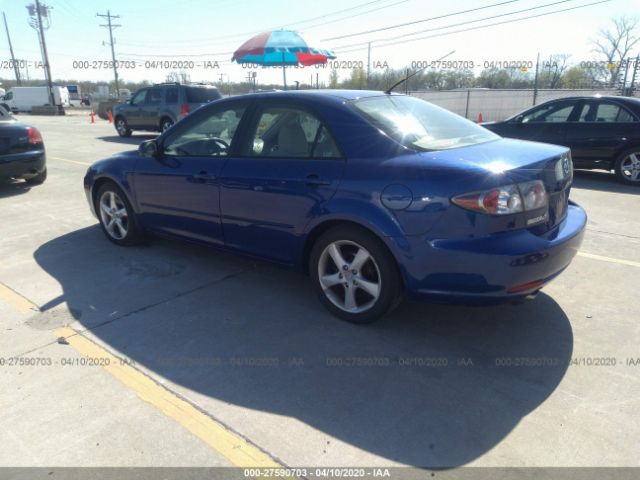 1YVHP80D665M58499 - 2006 MAZDA 6 S Blue photo 3