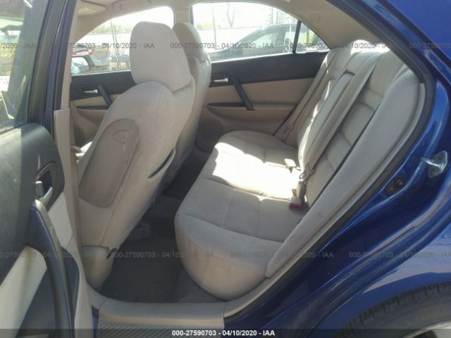 1YVHP80D665M58499 - 2006 MAZDA 6 S Blue photo 8