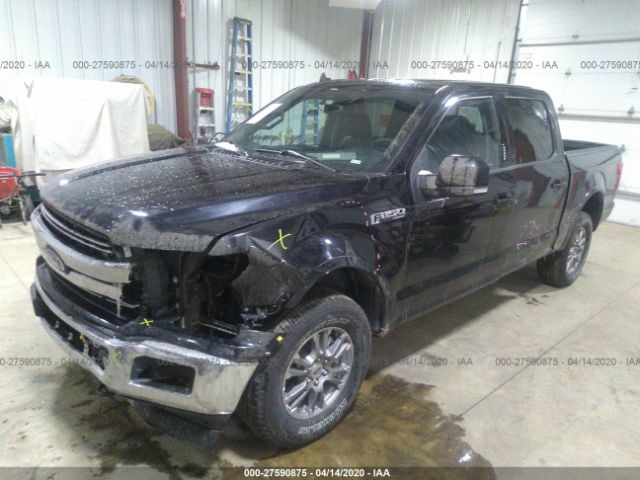 1FTEW1E51LFA26171 - 2020 FORD F150  Black photo 2