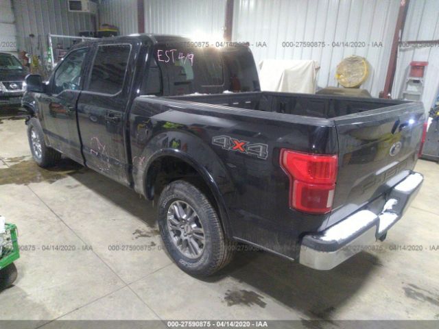 1FTEW1E51LFA26171 - 2020 FORD F150  Black photo 3