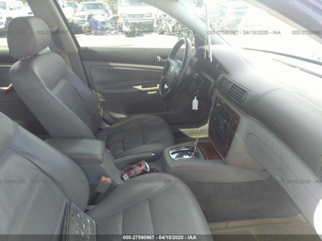 WVWRH63B93P351811 - 2003 VOLKSWAGEN PASSAT GLX Gray photo 5