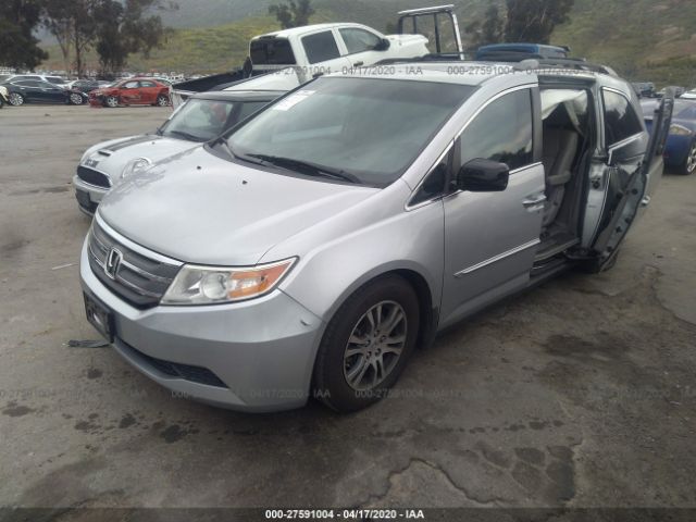 5FNRL5H67CB002094 - 2012 HONDA ODYSSEY EXL Gray photo 2