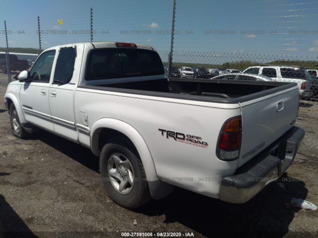 5TBRT38192S266493 - 2002 TOYOTA TUNDRA ACCESS CAB LIMITED White photo 3