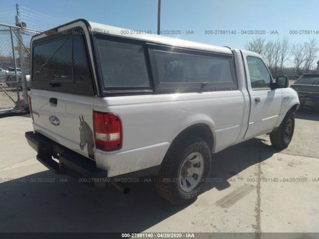 1FTYR10D98PB14521 - 2008 FORD RANGER  White photo 4