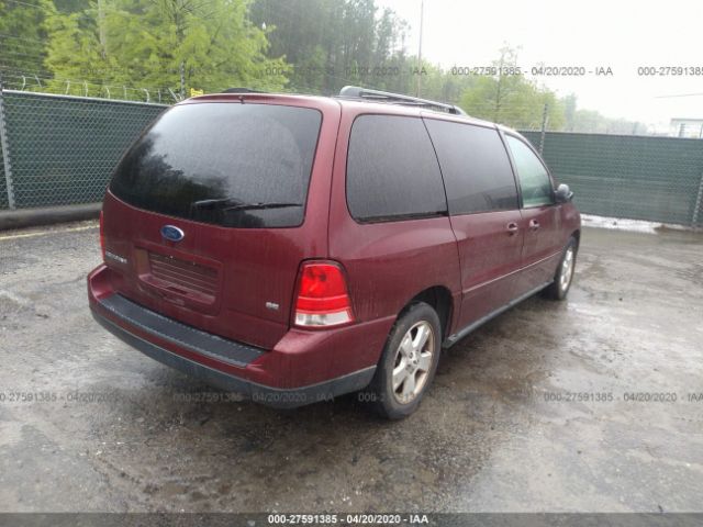 2FMDA51656BA15661 - 2006 FORD FREESTAR SE Burgundy photo 4