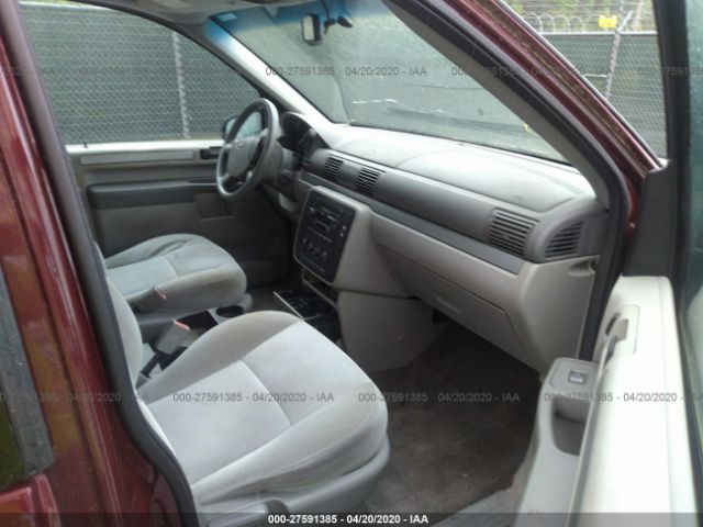 2FMDA51656BA15661 - 2006 FORD FREESTAR SE Burgundy photo 5