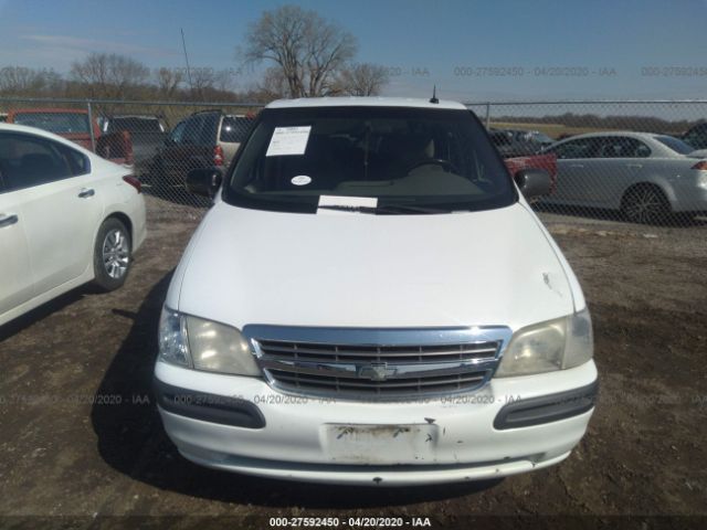 1GNDX03E42D307470 - 2002 CHEVROLET VENTURE  White photo 6