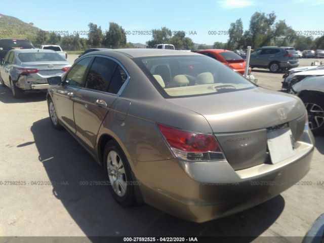 JHMCP26408C047777 - 2008 HONDA ACCORD LXP Gold photo 3